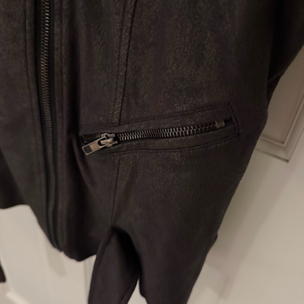 Lysse Women's Dark Brown Leather Jacket - Picture 3 of 7
